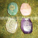 Rose Quartz Amethyst Crystal Quartz Green Aventurine Wholesale Reiki Stones : Khambhat Agate : INDIA