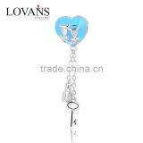 Heart Charms Promotion Chrisrmas Bells Gift Silver Beads Fit Bracelet thumbnail-2