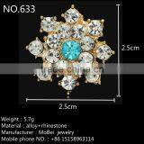 Shoes Accessories decorative rhinestone crystal shoe flower for lady shoes /bags decoration