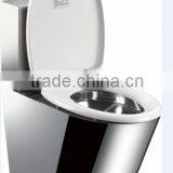 Stainless Steel WC Squatting Pan Toilet GR-005 thumbnail-5