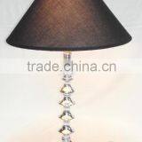 Aluminium Table Lamp with Shade & CE electric fitting 6012