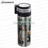 Personalized Gift Hello Kitty Crystal Stainless Steel Bottle Thermos Vacuum Insulated Flask Sublimation