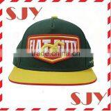 Two Tone Custom 3D Embroidrey Flat Brim Fitty Snapback Cap thumbnail-3