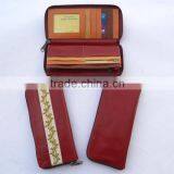 Wholesale Vintage Handmade Luxury Genuine Leather Wallets With Fine Embroidery thumbnail-2