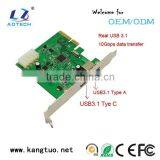 Aotech Usb3.1 PCI-e Card Usb Type c Adapter 3.1