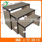 Retail Store MDF Display Standing 3 Tiers Tables