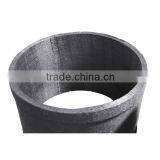 New materials of heat shield, heat insulation barrel, tubular C-C non-woven material fabric