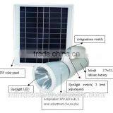 Portable Solar Led Rechargeable Torch for Euro Market Outdoor Use