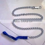 South American market ,chrome plated,ribbon handle dog chain