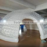 Hola half transparent inflatable tent/inflatable bubble tent/bubble tent for sale