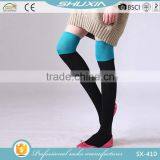 SX-410 Cheap Knee High Socks Young Woman Cute Teen Girl Cartoon Tube Socks Japanese Style Nylon and Silk Foot Sexy Stockings thumbnail-4
