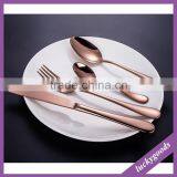 LDX012 Best Selling Rose Gold Flatware Set for Party thumbnail-1