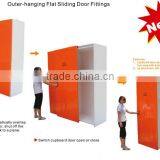 Popular Coplanner Sliding Door Hardware Kit for Wardrobe