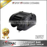5in 20W Single Row High Power ATV UTV 4x4 Powersports Heavy Duty Vehicles Farm Agriculture Equipments Led Light Bar thumbnail-3