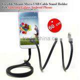 USB Flexible Mount USB Data Cable , USB Flexible Tripod Stand Cable Charger Micro for Galaxy S3 S4 Nexus 5 Lumia 60m 45m 20m thumbnail-1