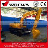 Wolwa DLS880-9A 8t Wheeled Hydraulic Excavator With Bucket thumbnail-3