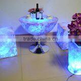 RGBW Color Change Remote Control Illuminated Commercial Led Furniture /led Bar Table thumbnail-5