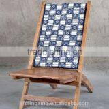 Travel Chair With Canvas and Voil Fabric thumbnail-3
