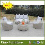 Round Sharp Outdoor Sofa Lounger Outdoor Furniture Garden thumbnail-1