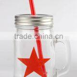Set of 4 Cheap Hot Sale Screw Cap Star Mason Jar thumbnail-3