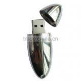 Metal Oval USB Flash Driver, Novelty USB Memory 8GB thumbnail-1