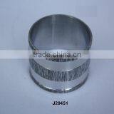 Brass Napkin Ring With Silver Plating thumbnail-1