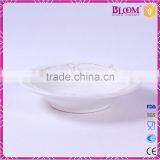 White Ceramic Small Dry Fruit Decoration Tray thumbnail-2