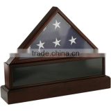 Unite state flag triangle shape wooden urn for ahses prices