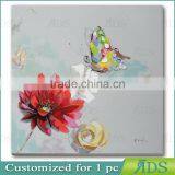 Hot Handmade Beautiful Abstract Oil Painting Flowers thumbnail-3
