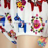 Newborn Baby Clothes Pink Flutter Shoulder Crop Halter Bubble Girl Romper thumbnail-6