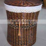Wicker Laundry Basket thumbnail-1