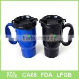 DOUBLE WALLplastic l Travel Mug With Handle thumbnail-1