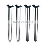 Hot Sales 3 Legs Modern Cast Iron Table Base Hairpin Table Legs With 28 Inches for DIY thumbnail-3