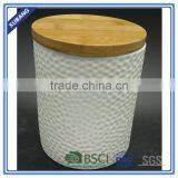 Eco-friendly Feature Canister With Bamboo Lid thumbnail-1