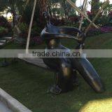 Fiberglass Man Character on Bench thumbnail-5