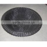 Luxury Wicker Dog Bed Round Rattan thumbnail-1