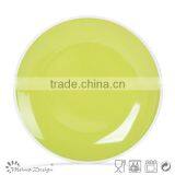 Ceramic Embossed Plate New Design Solid Colour Minimalism Style thumbnail-5