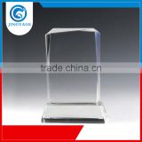 Jingyage over 15 years experience fashional design blank crystal trophy plaque crystal trophy award
