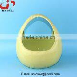 New Design EASTER Decoration Ceramic Egg Basket thumbnail-1