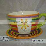 Ceramic Big Cup Bonsai Pot SN5347 thumbnail-1