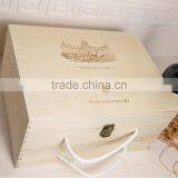 2016 Wholesale High Quality Customized 6 Bottle Wooden Wine Gift Box thumbnail-3