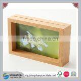 Handmade Oak Wooden Shadow Picture Frame With Slating thumbnail-1