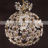 Vintage Flower Crystal Ball Shaped Brass Pendant for Kids Room Decoration - BF07-80110 thumbnail-1