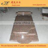 G562 Maple Red Granite Single Monuments for Poland Market thumbnail-2