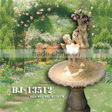 Fairy Garden Carved Sandstone Fountain thumbnail-3