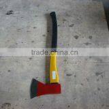 Axe With Fiberglass Handle,1200G,red Color Head,normal Fibreglass Handle