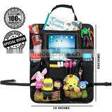 24x19 Inch Car Backseat Organizer With Tablet Holder for Kids and Toddlers thumbnail-6
