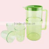 2.2L Plastic Water Pitcher With 4 Cups thumbnail-3