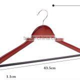 Wooden Clothes Hanger Manufacturer Custom Luxury Wooden Hanger For Garment Shop and 5 Star Hotel thumbnail-1