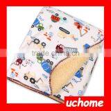 UCHOME Wholesale Custom Super Soft Cotton Plush Baby Infant Blanket thumbnail-6